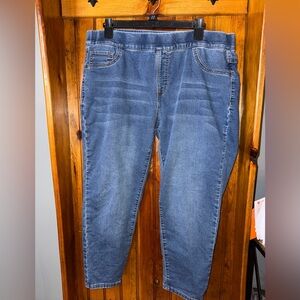 Avenue denim jegging size 18 petite pull on